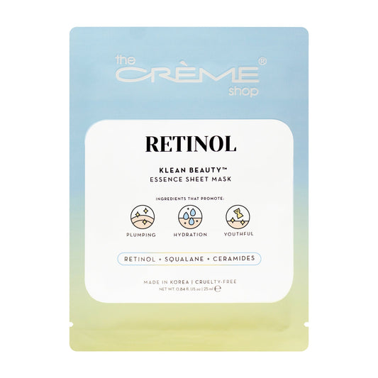RETINOL Klean Beauty™️ Essence Sheet Mask Sheet masks The Crème Shop 