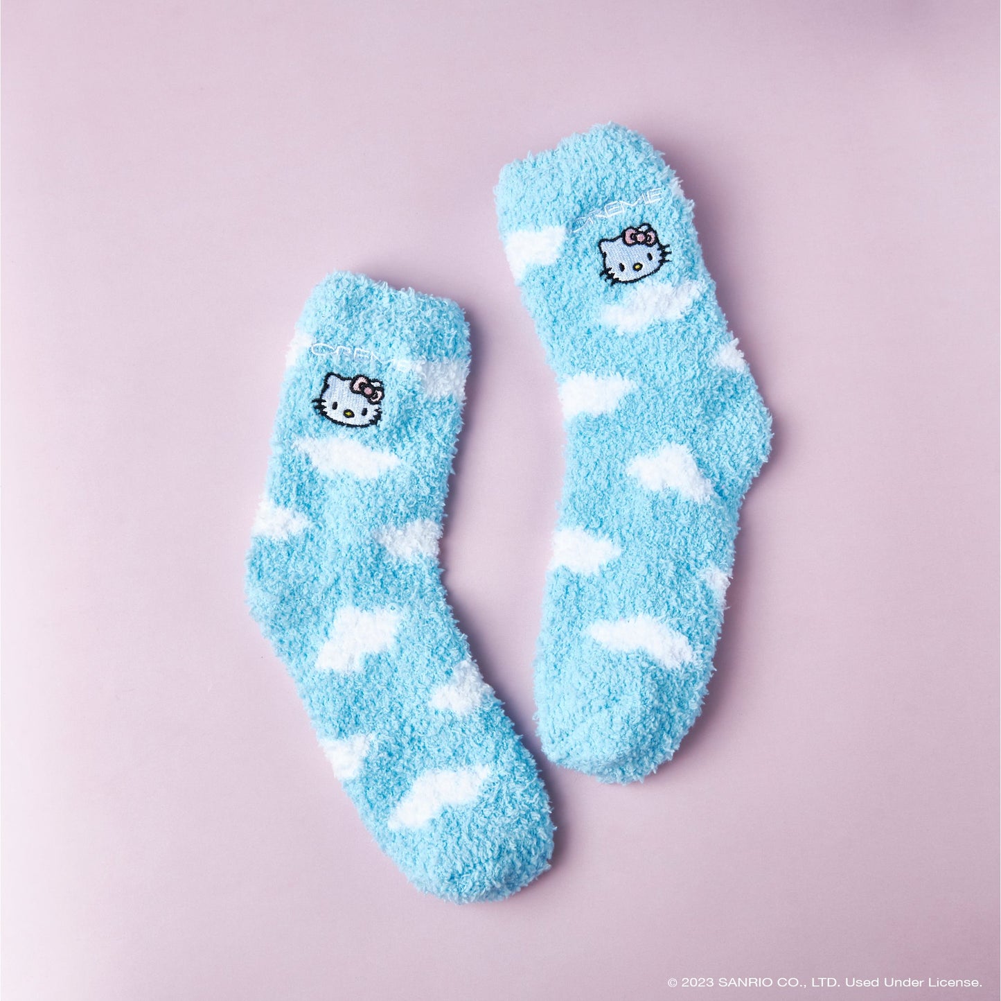 Hello Kitty Sole Soft! Infused Cozy Socks - Cloud Love Socks The Crème Shop x Sanrio 