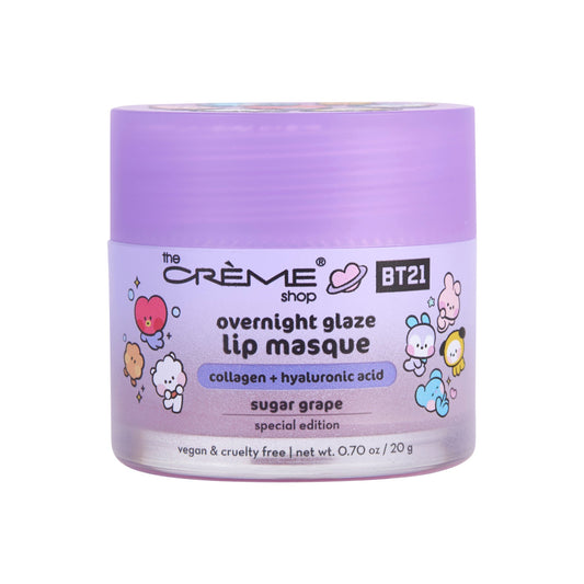 Overnight Glaze Lip Masque Lip Masque The Crème Shop Sugar Grape 