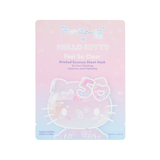 Hello Kitty 50 Feel So Clear Printed Essence Sheet Mask Sheet masks The Crème Shop x Sanrio 
