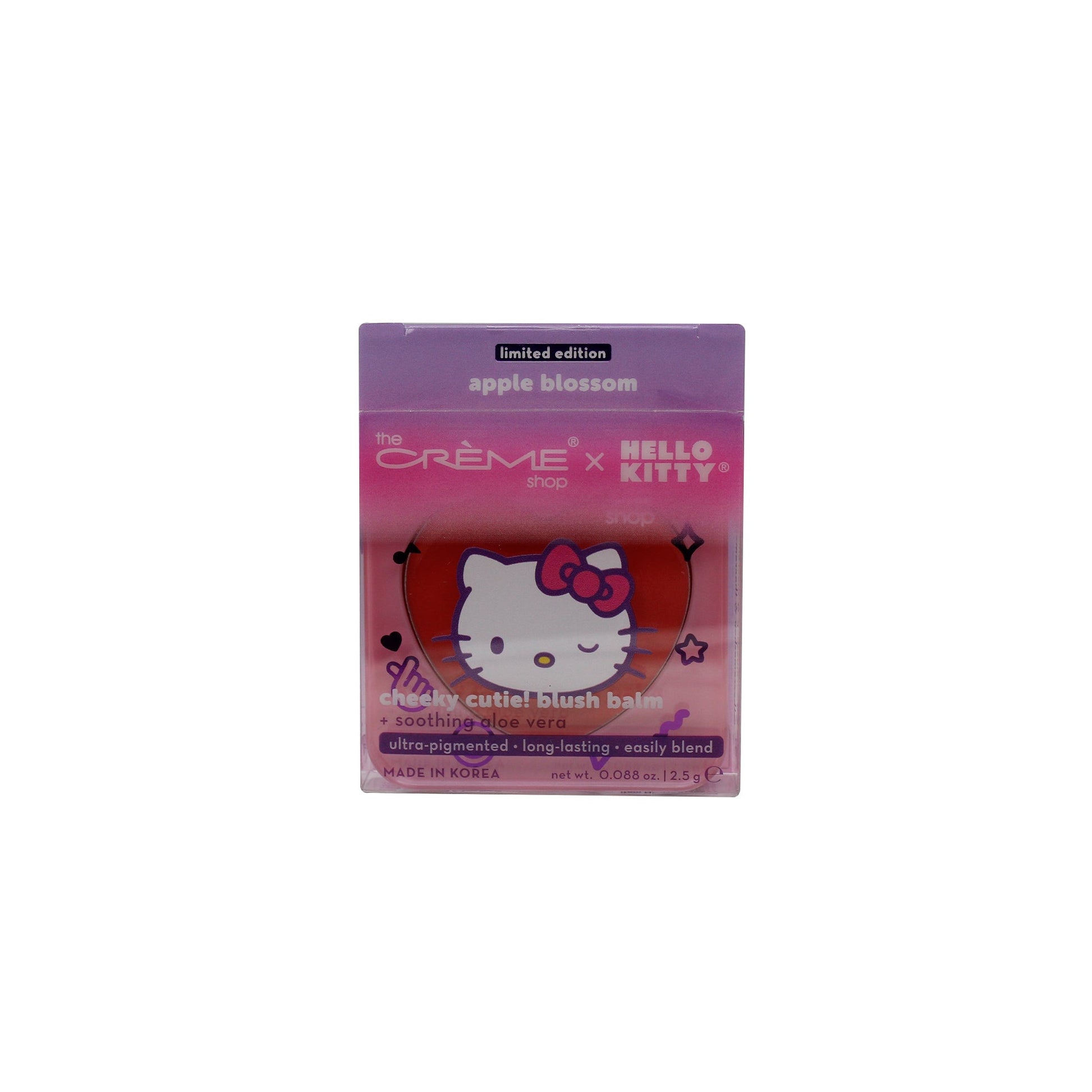 The Crème Shop x Hello Kitty(Purple) Blush Balm - Apple Blossom Blush The Crème Shop x Sanrio 