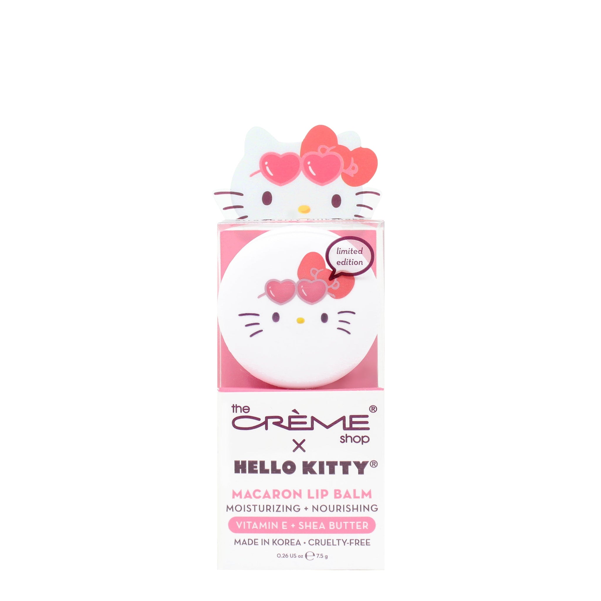 Hello Kitty Macaron Lip Balm - Strawberry Milkshake Flavored – The ...