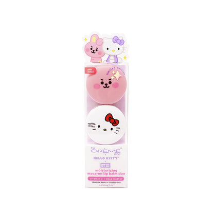 Hello Kitty & BT21 COOKY Moisturizing Macaron Lip Balm Duo Lip Balms The Crème Shop x Hello Kitty x BT21 