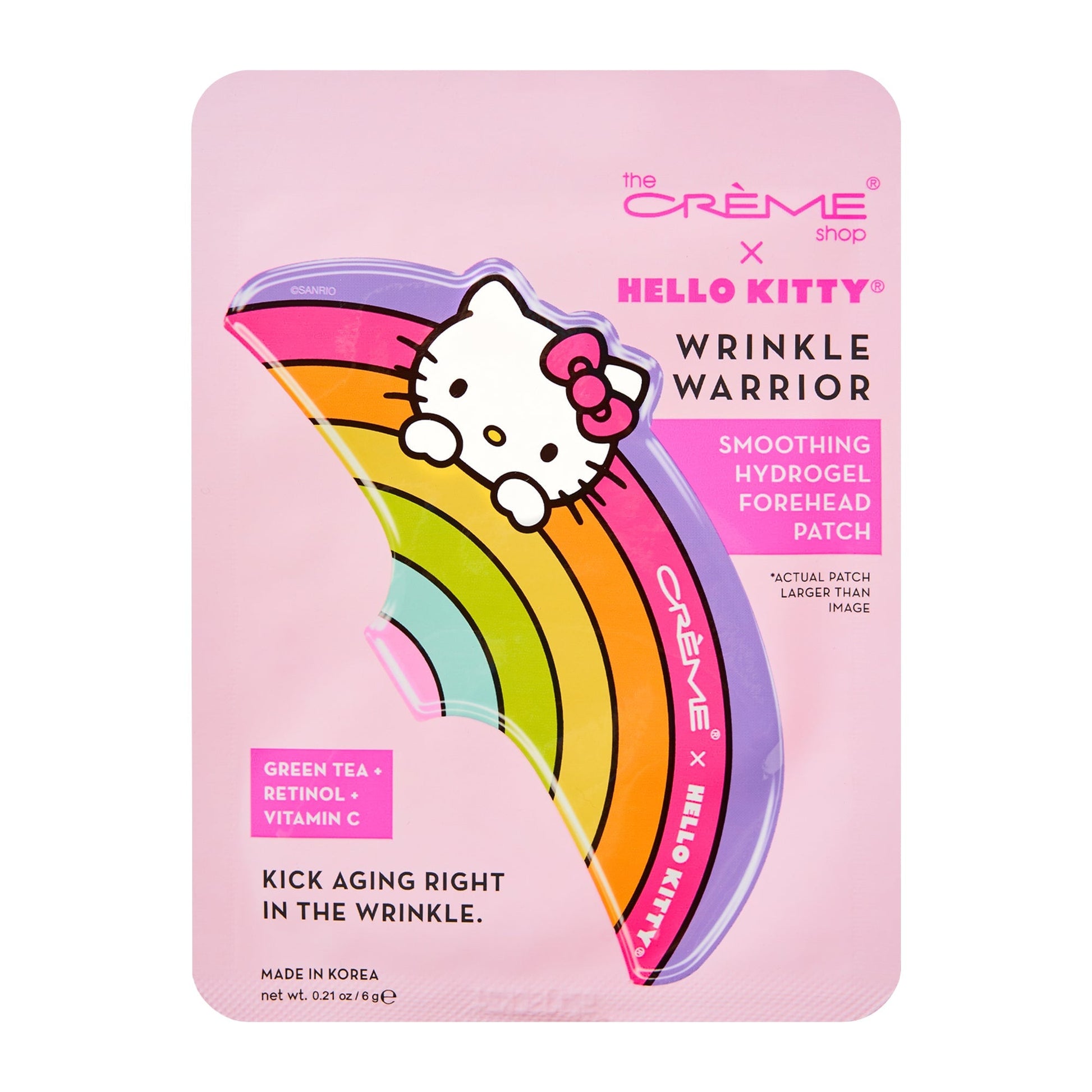 Hello Kitty Wrinkle Warrior Smoothing Hydrogel Forehead Patch – The Crème  Shop