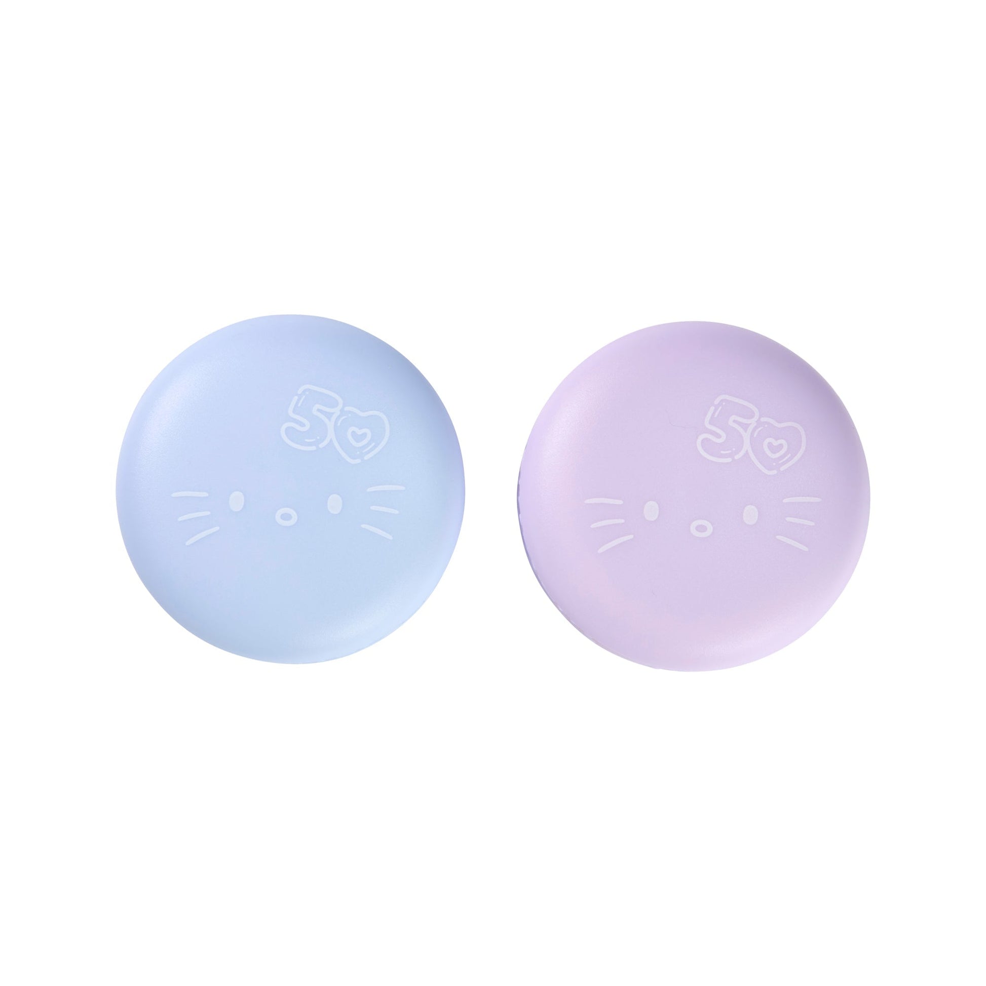 Hello Kitty 50 Macaron Lip Balm Duo - Cool Mint & Acai Berry Lip Balms The Crème Shop x Sanrio 