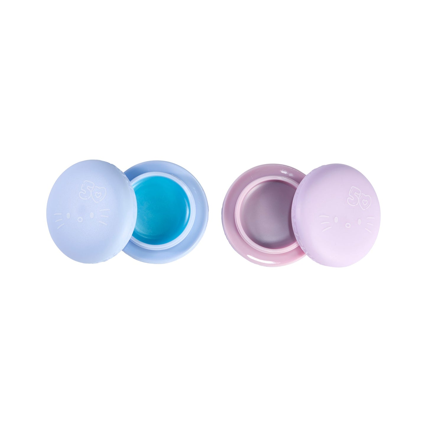 Hello Kitty 50 Macaron Lip Balm Duo - Cool Mint & Acai Berry Lip Balms The Crème Shop x Sanrio 