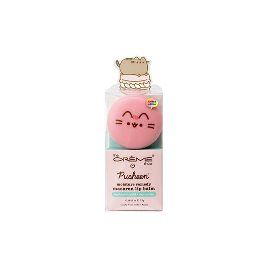 Pusheen Strawberry Dream Moisture Remedy Macaron Lip Balm Lip Balms The Crème Shop x Pusheen 