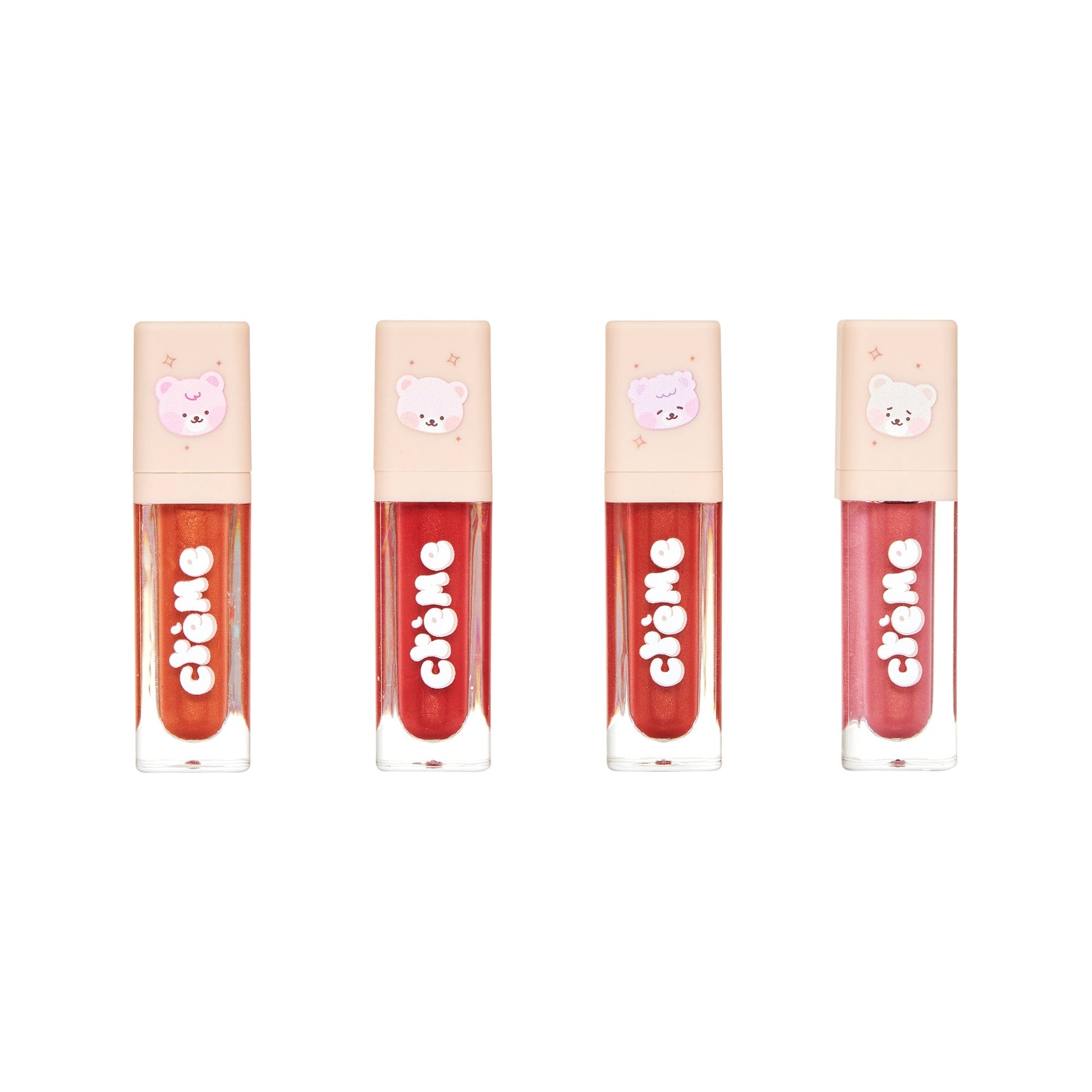 Beary Merry Lip Gloss (Set of 4) Lip Gloss The Crème Shop 