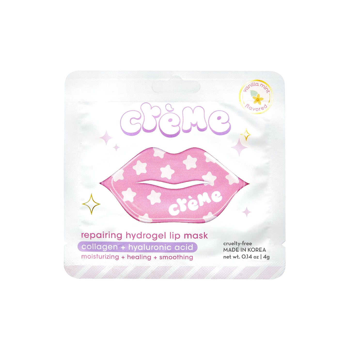 Beary Merry Hydrogel Lip Mask - Collagen & Hyaluronic Acid Lip Patches The Crème Shop 