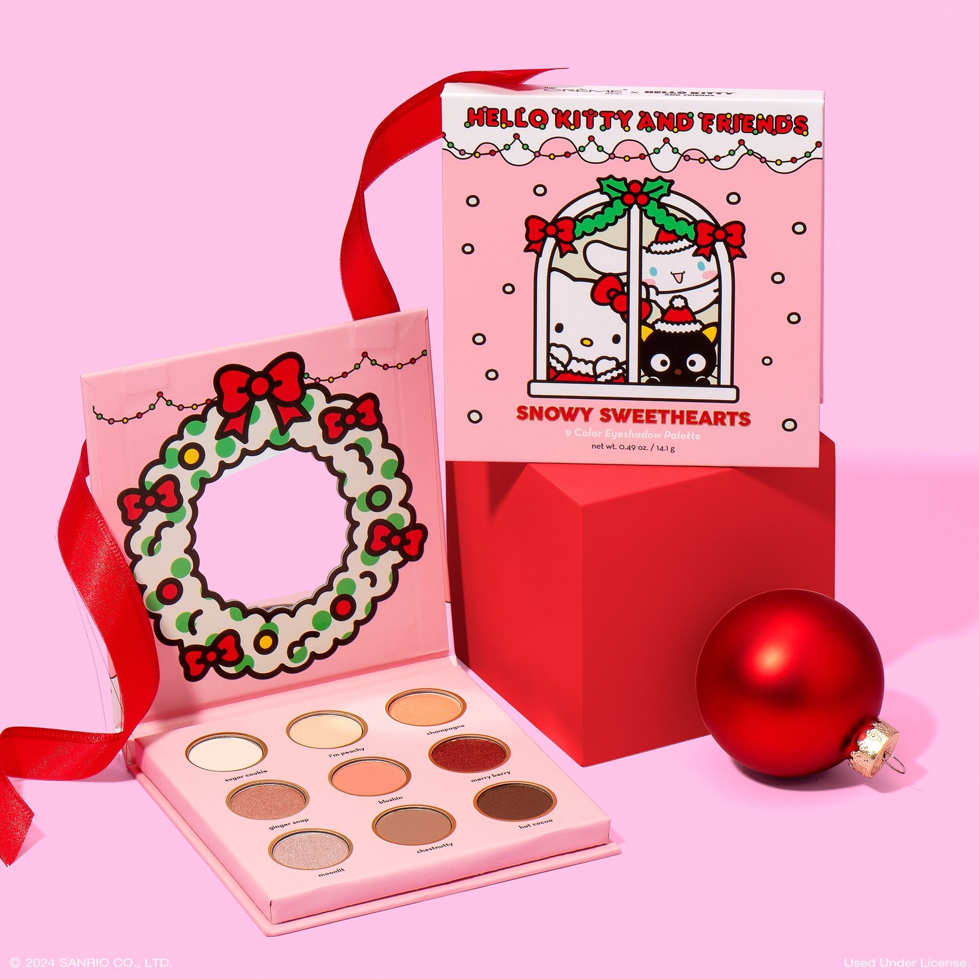 Hello Kitty And Friends Snowy Sweethearts Eyeshadow Palette Eyeshadow Palette The Crème Shop x Sanrio 