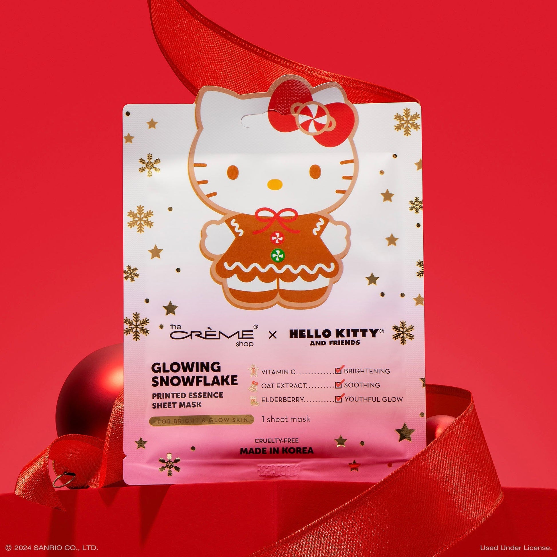 Hello Kitty Glowing Snowflake Mask Sheet masks The Crème Shop x Sanrio 