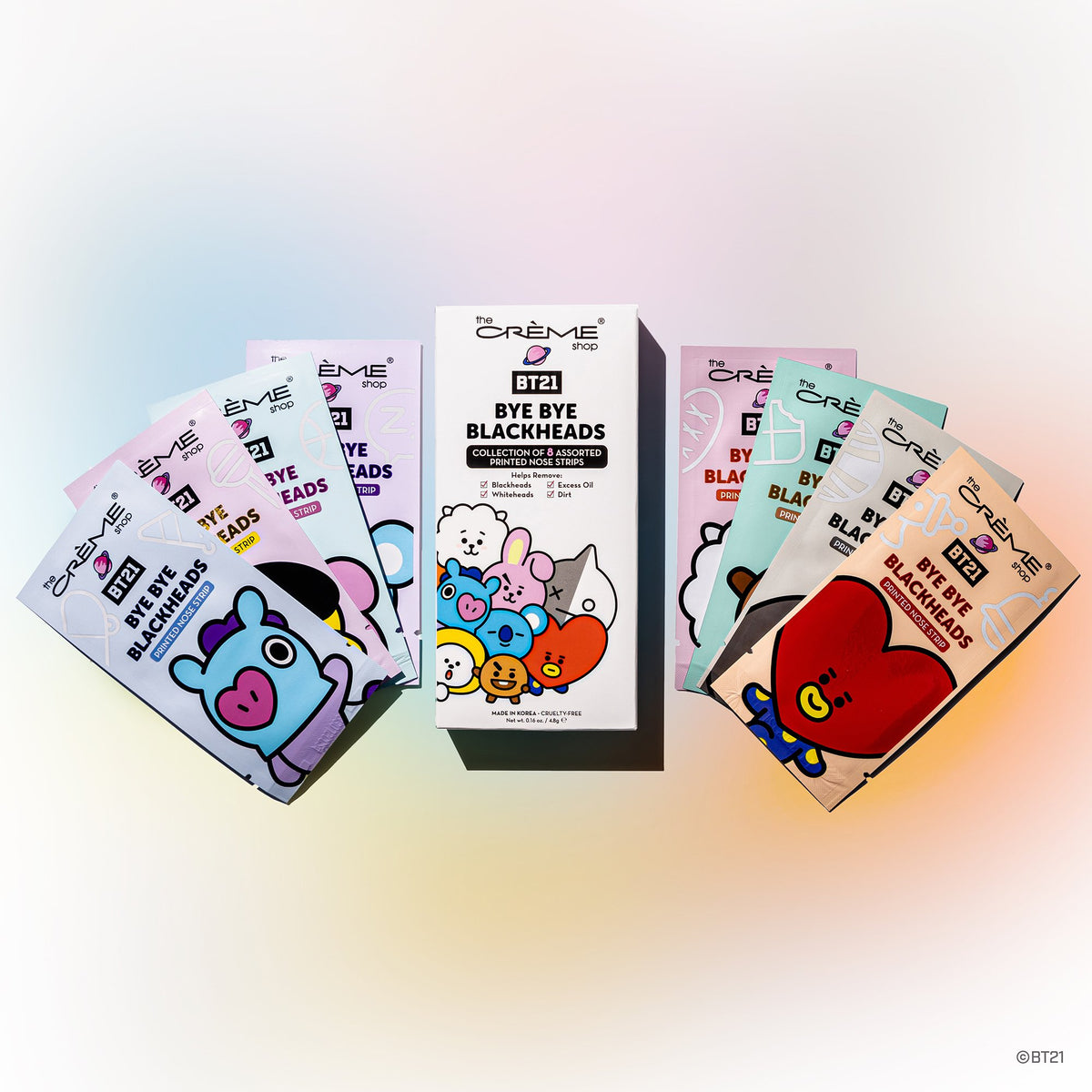 Official BT21 Skincare, Makeup, Beauty Accessories — The Crème Shop ...