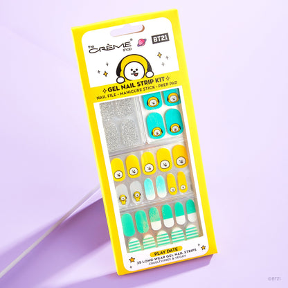 The Crème Shop | BT21: CHIMMY Play Date Gel Nail Strips (Set of 35) Nail Strips The Crème Shop x BT21 