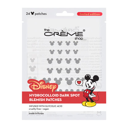 Mickey Mouse Hydrocolloid Acne Patches | Infused with Glycolic Acid Hydrocolloid Acne Patches The Crème Shop x Disney 