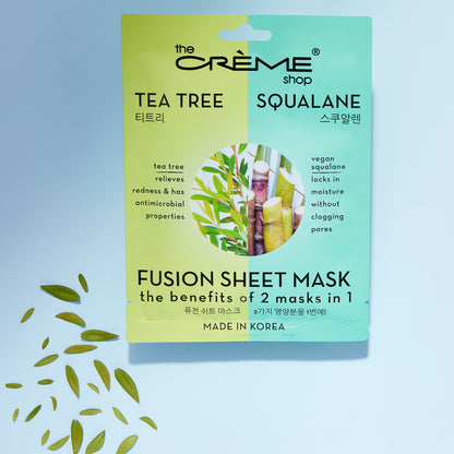 Tea Tree & Squalane Fusion Sheet Mask Fusion Sheet Masks The Crème Shop 