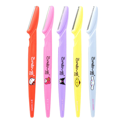 Friends Over Fuzz! Perfect Arch Shaping Dermaplane Razors (Set of 5) Razors The Crème Shop x Sanrio 