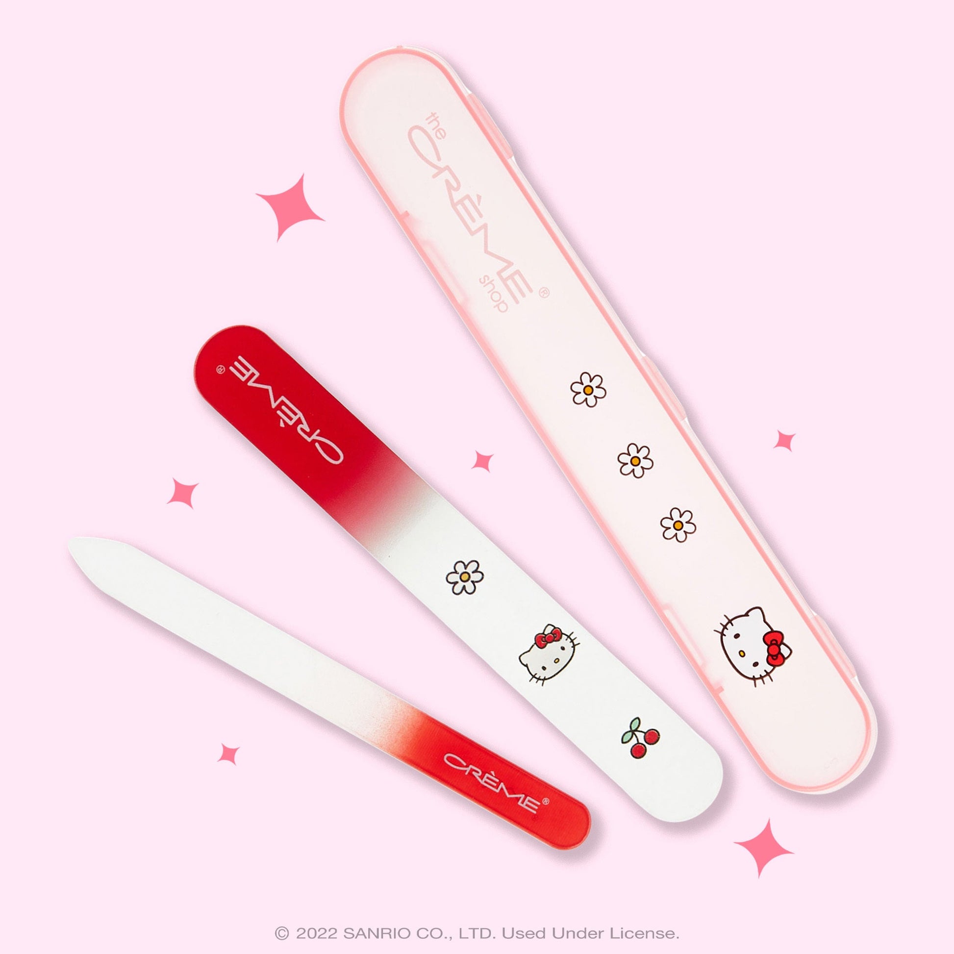 The Crme Shop x Hello Kitty Premium Glass Nail File Set (Pink)