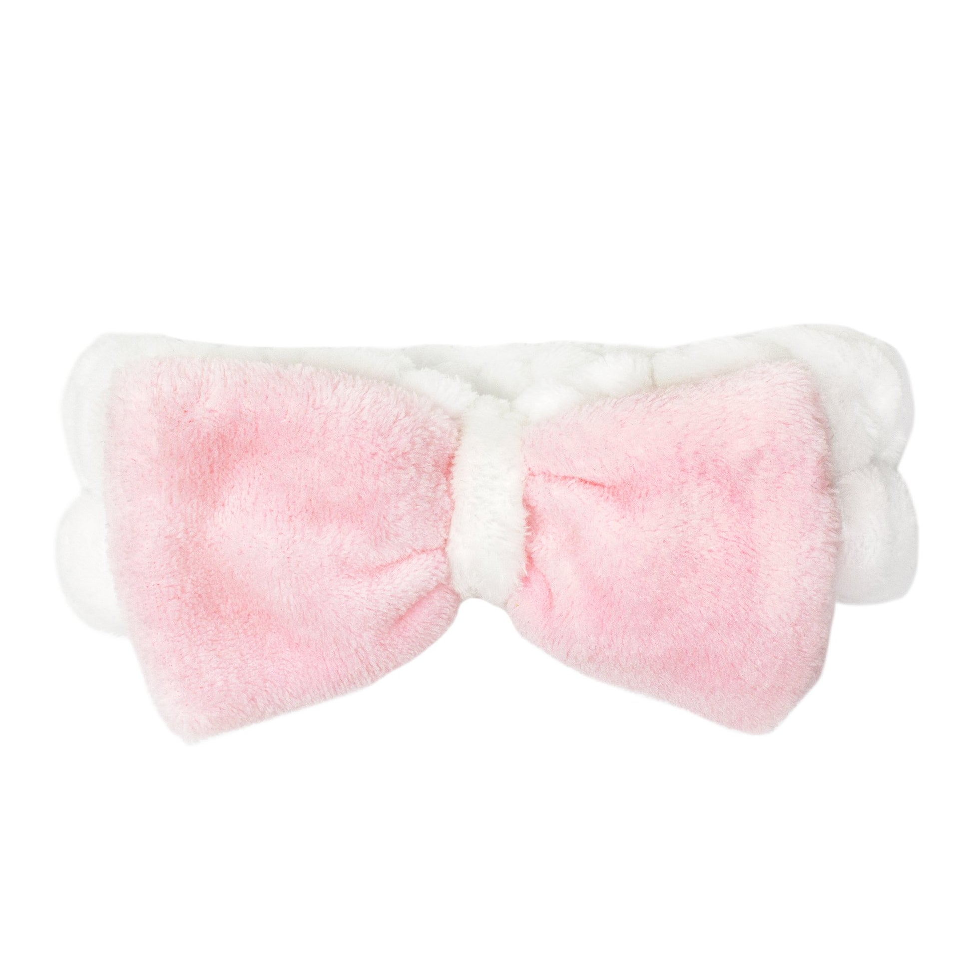 Pink & White Spa Teddy Headyband™ | Cruelty-Free & Vegan – The Crème Shop