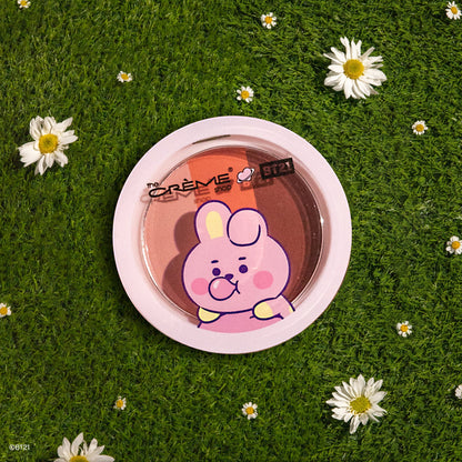 COOKY Ultra-Pigmented Eyeshadow Trio - Bubblegum Pop Eyeshadow Trio The Crème Shop x BT21 BABY 