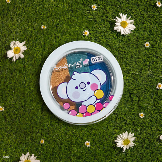 KOYA Ultra-Pigmented Eyeshadow Trio - Blueberry Bon Bon Eyeshadow Trio The Crème Shop x BT21 BABY 