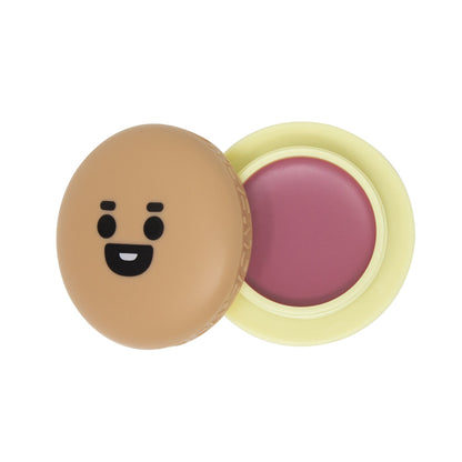 SHOOKY Macaron Lip Balm - Brown Sugar Milk Tea (Mauve Tinted) Lip Balms The Crème Shop x BT21 BABY 